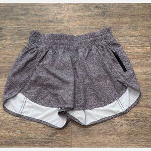 Lululemon Hotty Hot Shorts High Rise Lined Lux Multi Black 2.5" Womens 6